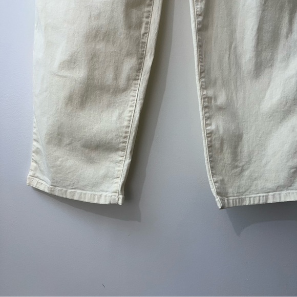 Anthropologie Amadi NWT Ivory Straight Leg Pant - Picture 5 of 12